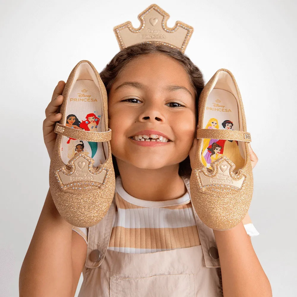 Sapatilha Infantil Bibi Ballerina Basic Princesas da Disney