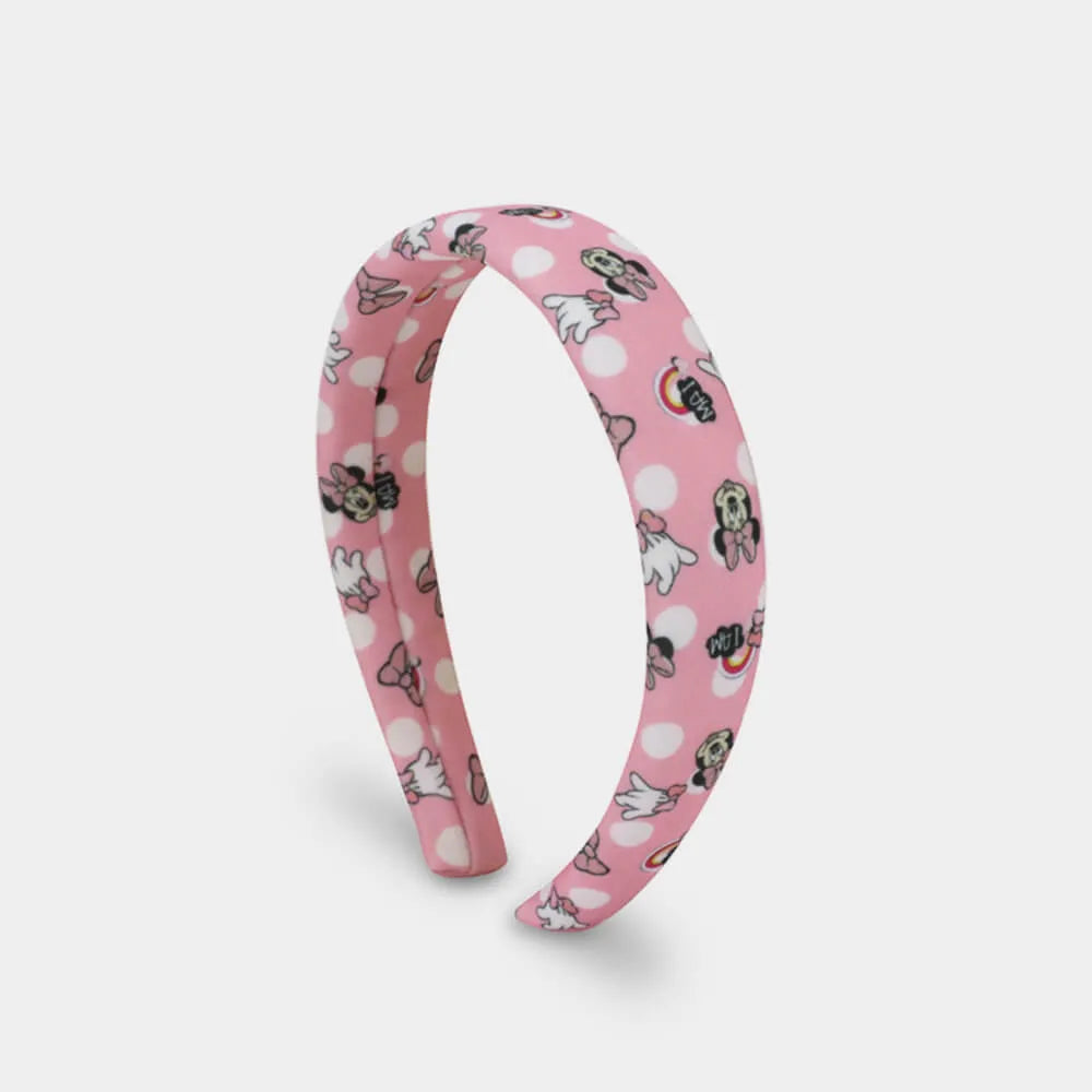 Tiara Infantil Bibi da Minnie Preta com Rosa