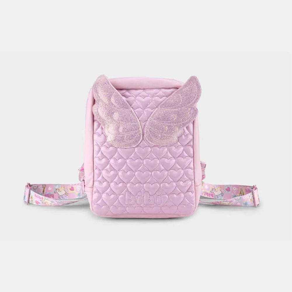 Mochila Infantil Bibi Rosa de Unicórnio