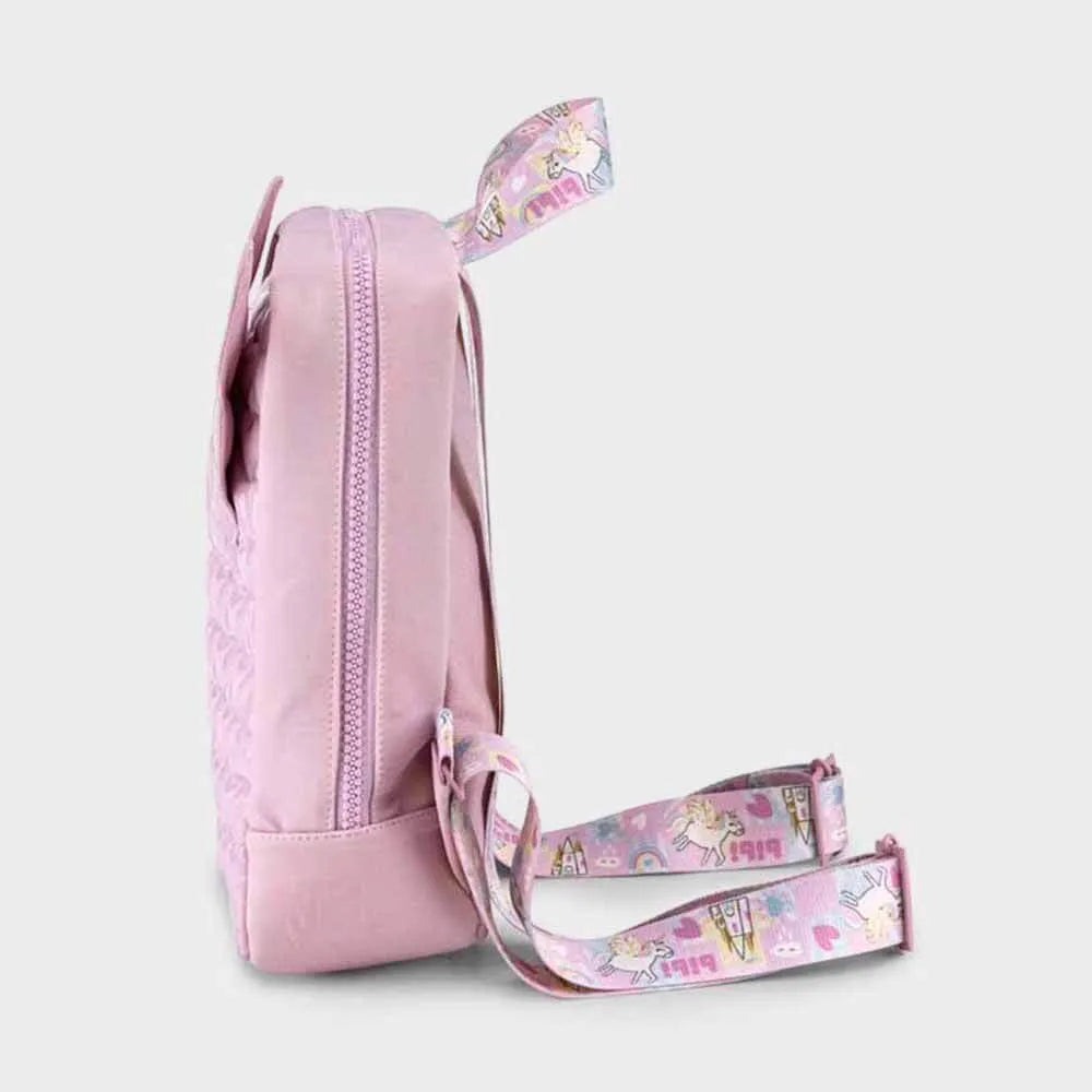 Mochila Infantil Bibi Rosa de Unicórnio