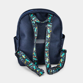 Mochila Infantil Bibi Azul Marinho de Dino Voador