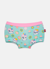 Calcinha BodyShorts Algodão Menina Unicórnio Aloha