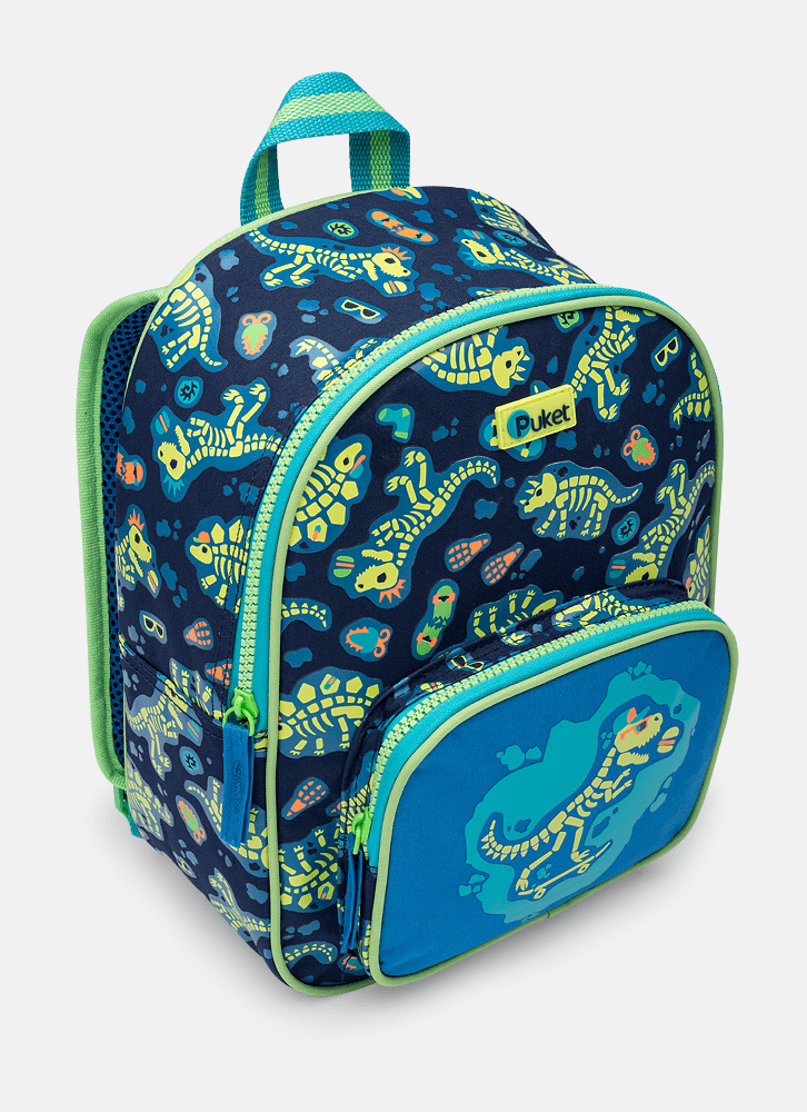 Mochila de Costas Pequena Dinossauro Fósseis